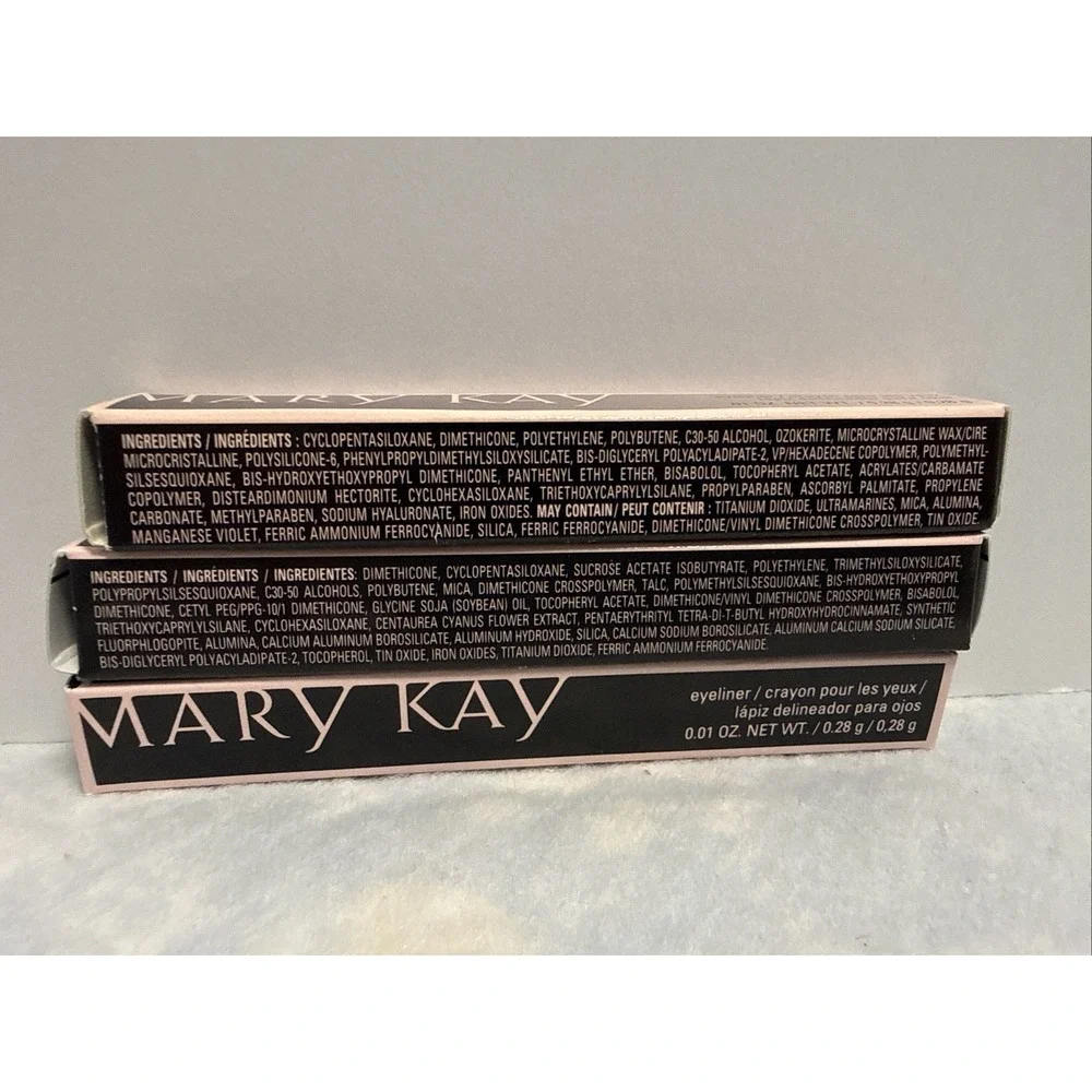 Lot of 5 Mary Kay Eyeliner Steely & MK Steely 090138 & 017634 New Discontinued